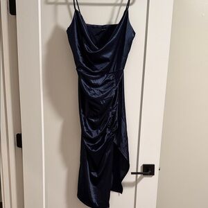 Windsor Midnight Blue Asymmetrical Dress